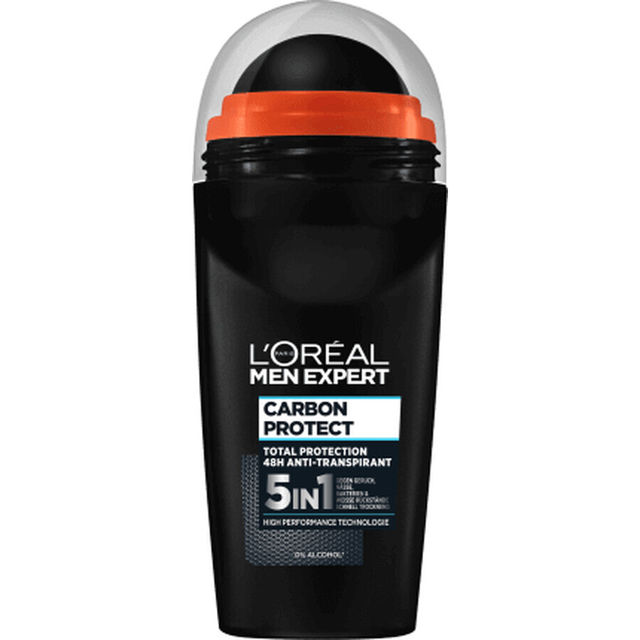 Loreal MEN CARBON PROTECT Roll-on Deodorant, 50 ml