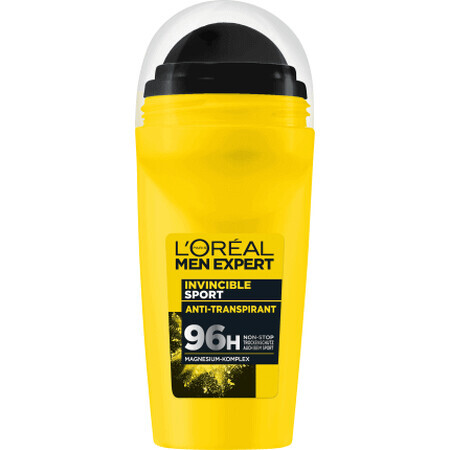 Loreal MEN INVINCIBLE SPORT Desodorante Roll-On, 50 ml