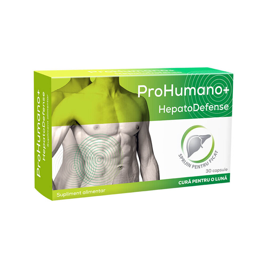 HepatoDefense ProHumano+, 30 capsule, Pharmalinea