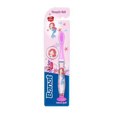 Brosse à dents Junior Pretty Soft 5+, 1 pièce, Banat