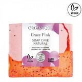 Voedende zeep met abrikozen, tropische vruchten en cyclamen, Crazy Pink, 100 g, Organique