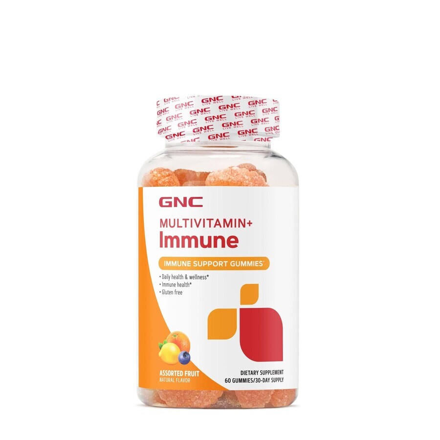 Multivitaminico + Immunitario, Multivitaminici per uomini e donne con supporto immunitario, 60 gelatine, Gnc