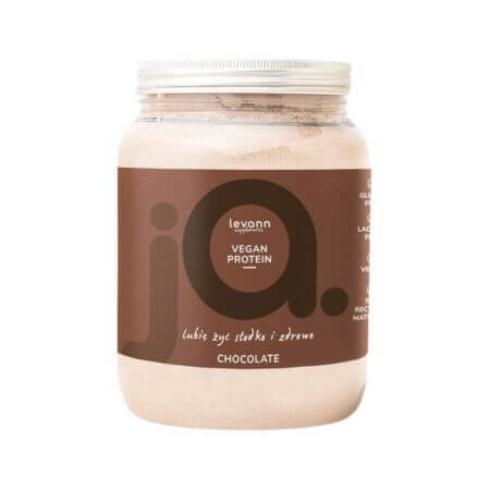 Shake proteic vegan cu gust de ciocolata Levann, 500 g, Foods by Ann