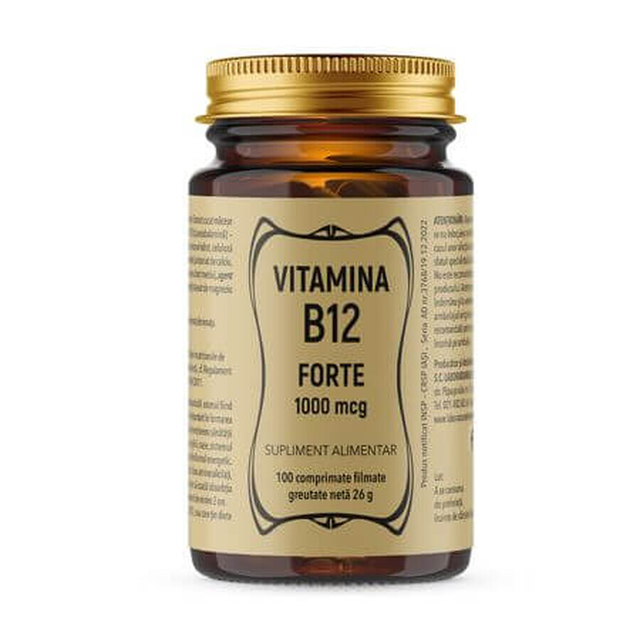 Vitamina B12, 1000 mcg, 100 comprimate, Remedia