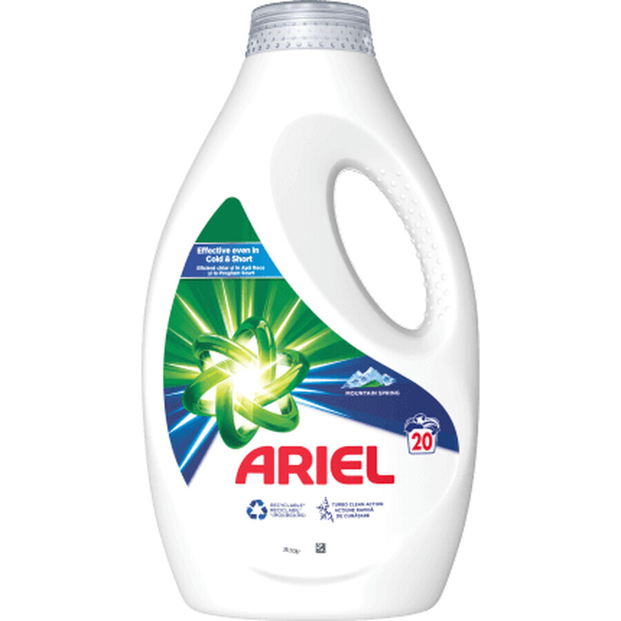 Ariel Detergent lichid Mountain Spring 20 spălări, 1 l