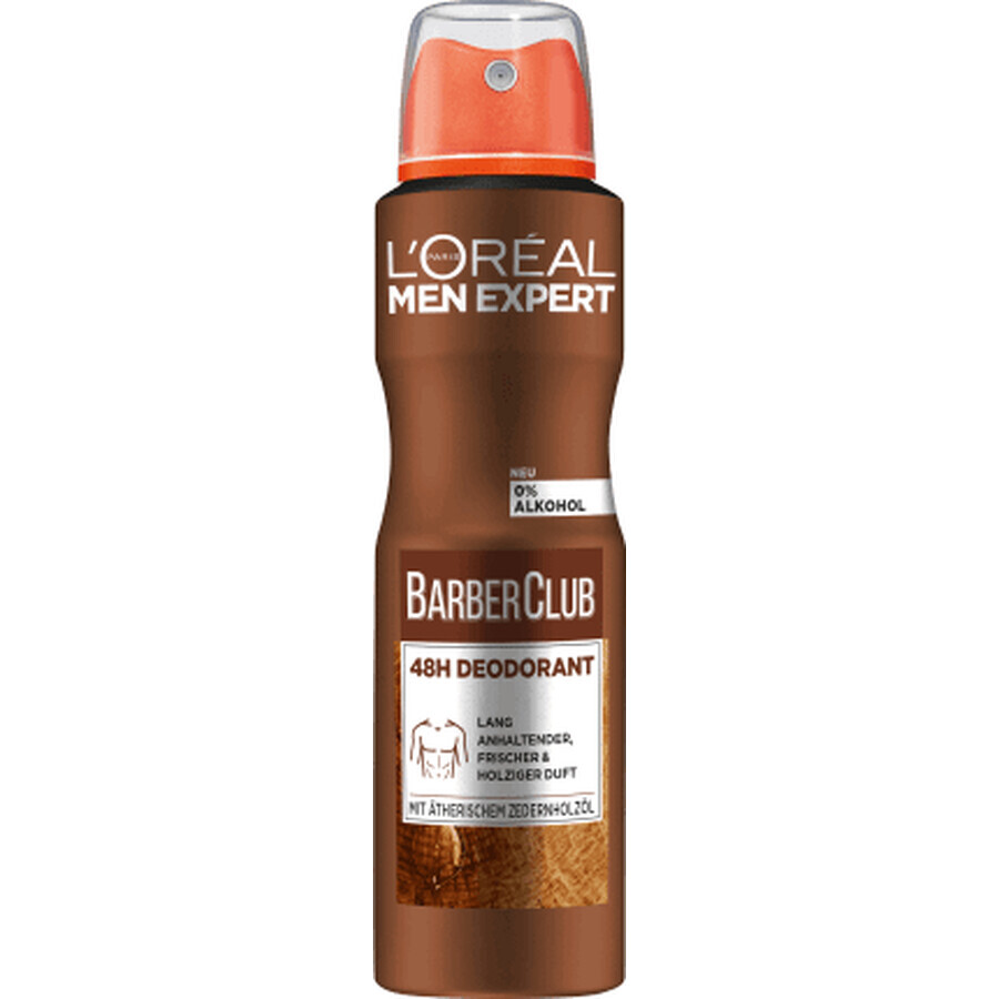 Loreal Paris Men Expert Deodorant Spray BARBER CLUB, 150 ml