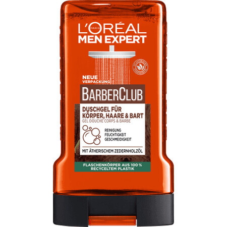 Loreal Paris Men Expert Gel de Ducha BARBER CLUB, 250 ml