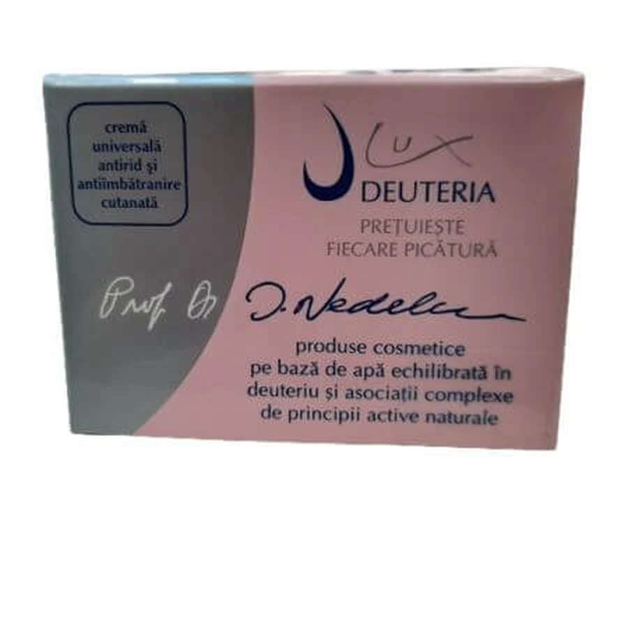 Universal anti-wrinkle and anti-aging skin cream, 30 ml, Deuteria Cosmetics