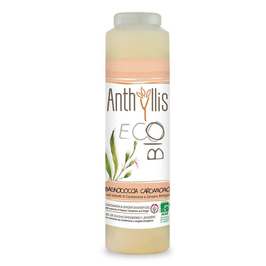 Douchegel met kardemom- en gemberextract Eco Bio, 250 ml, Anthyllis