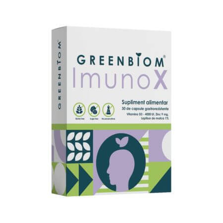 Imuno X, 30 gélules, Greenbiom