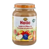 Eco apple and plum puree, +6 months, 190 g, Holle Baby Food