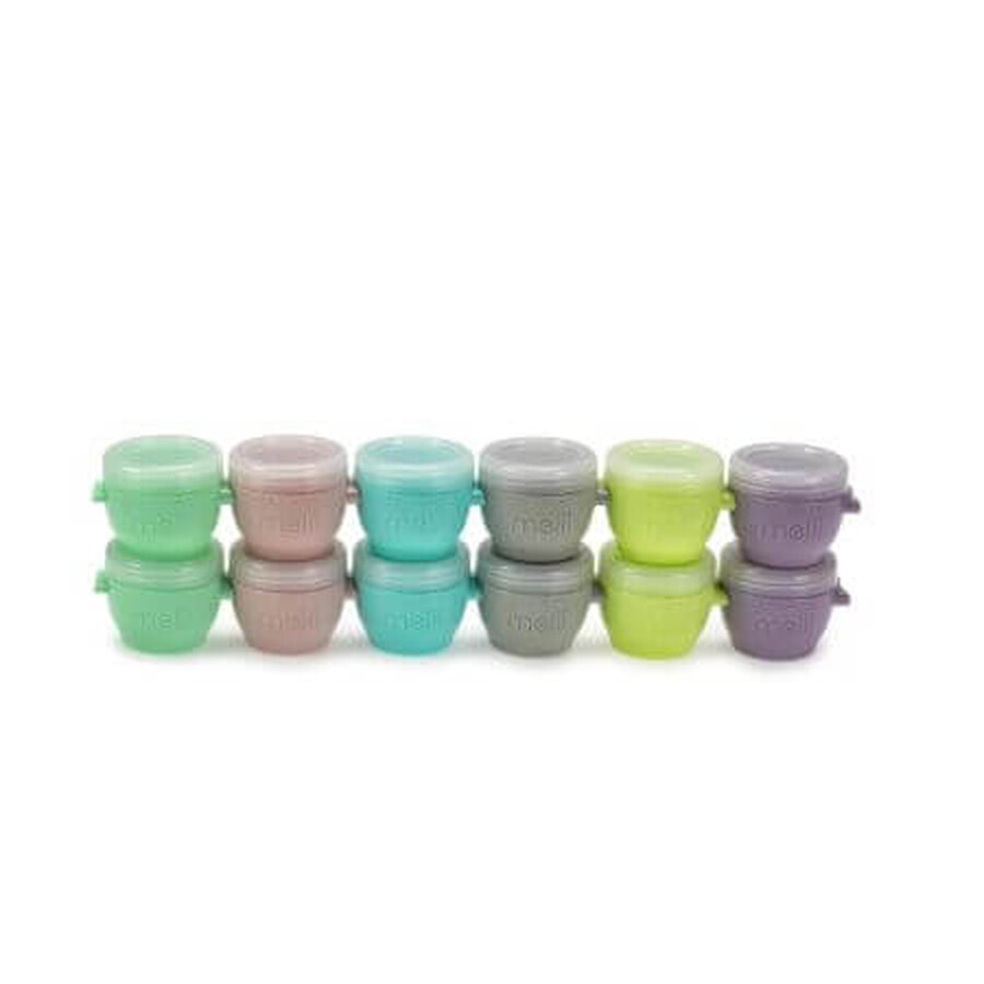 Set van 12 Snap&amp;Go-bakjes, 59 ml, Melii