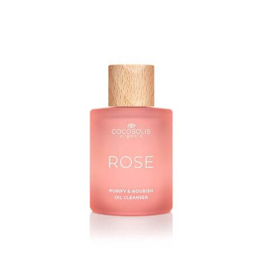 Roos gezichtsreinigingsolie, 50 ml, Cocosolis