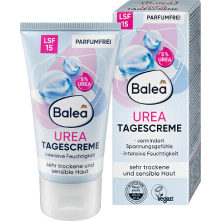 Balea Gezichtscrème met Urea en SPF15, 50 ml