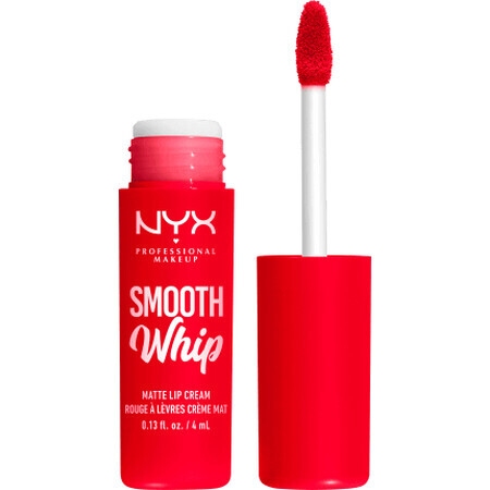 Nyx Professional MakeUp Smooth Whip Matte lippenstift 13 Kersencrème, 4 ml