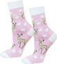 SOXO Chaussettes pour femmes avec motif de cerf, 1 pi&#232;ce