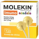 Molekin Imuno mit Zitrusgeschmack 4 Jahre+ x 12 Lutscher, Zdrovit