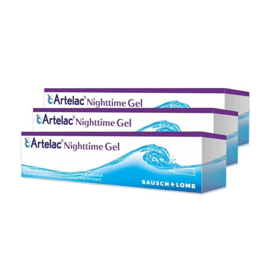 Artelac Nighttime gel ophtalmique, 3 x 10 g, Bausch + Lomb Évaluations