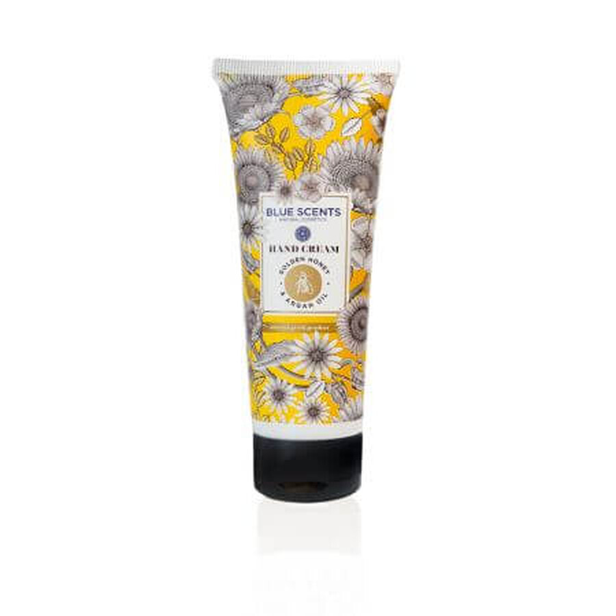 Gouden Honing &amp; Arganolie Handcrème, 75 ml, Blue Scents