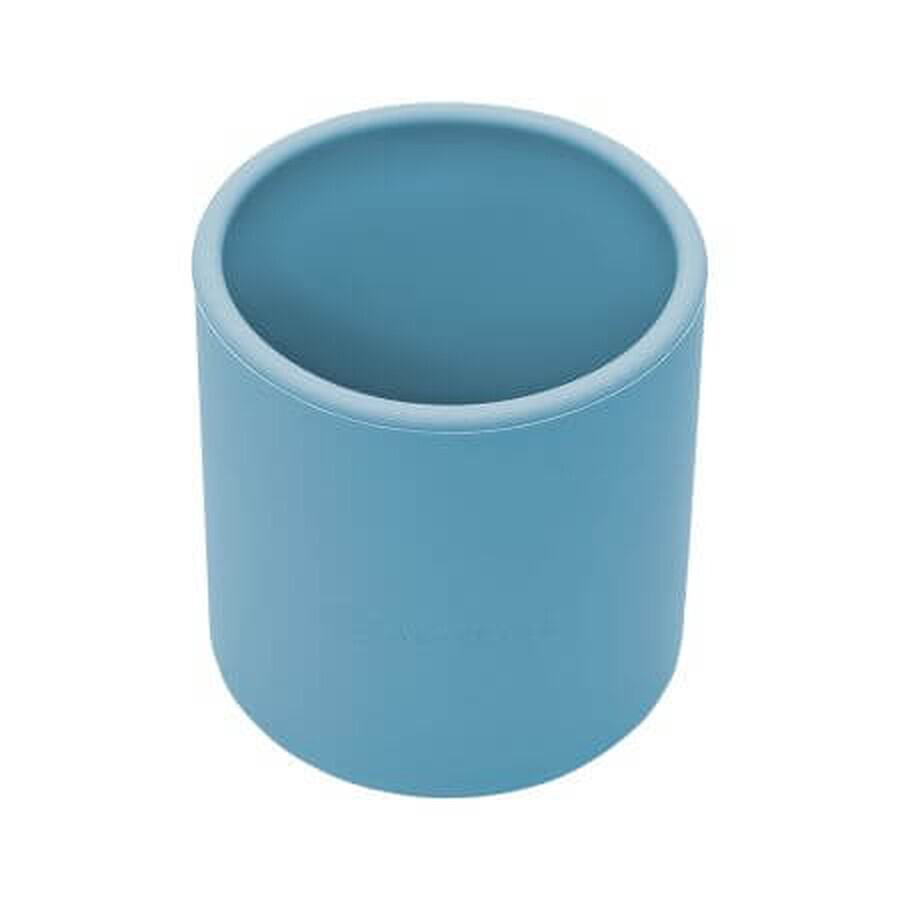 Siliconen beker, 6 maanden+, Aqua Blauw, Appekids