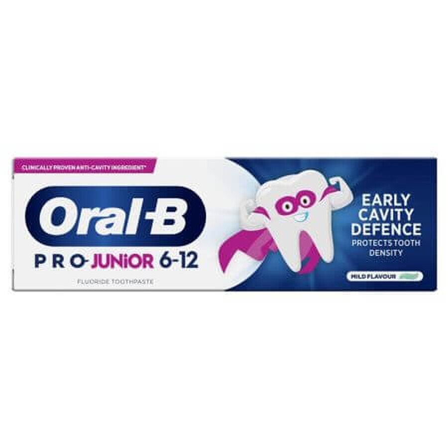 Pro Junior 6-12 children's toothpaste, 75 ml, Oral B