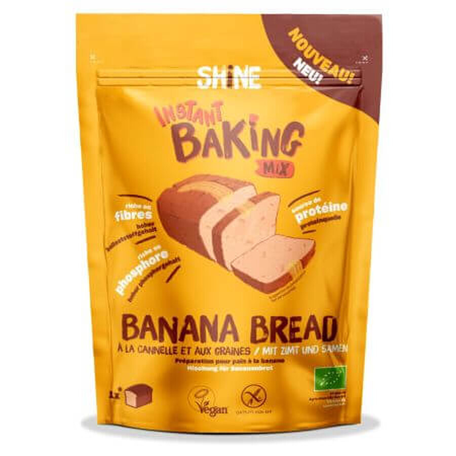 Bio premix for banana bread, 350 g, Shine