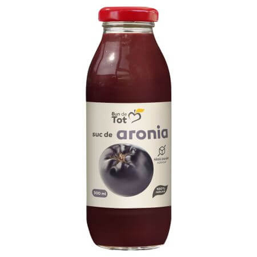 Natuurlijk Aronia sap zonder suiker Bun de Tot, 300 ml, Dacia Plant