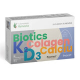 Biotica + K2 + D3 + collageen + calcium, 30 tabletten, Remedia Laboratories