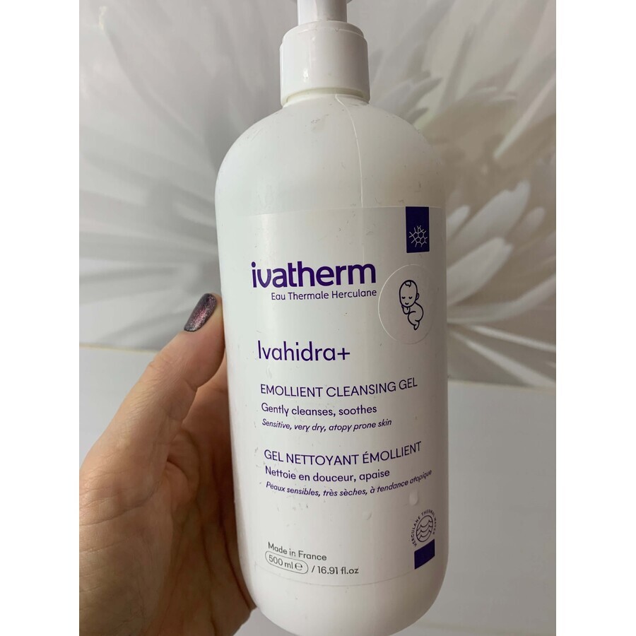 Ivatherm Ivahidra+ A.D Gel Lavante Emolliente Lenitivo, 500 ml