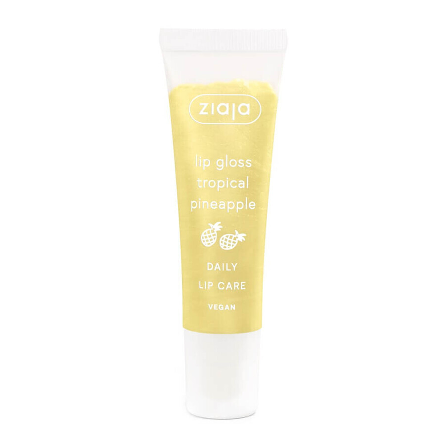 Lip Gloss with Pineapple Lip Care, 12 ml, Ziaja