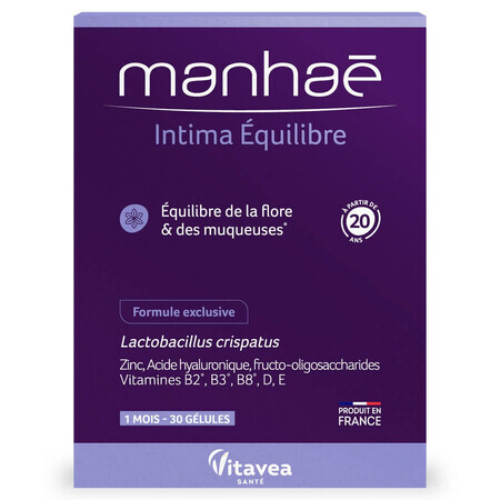 Intima Equilibre, 30 capsule vegetale, Manhae