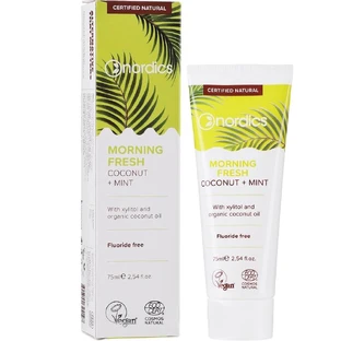 Tandpasta met kokos en munt Morning Fresh, 75 ml, Nordics