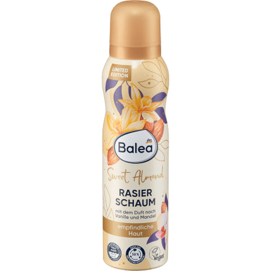 Balea Schiuma da barba alle mandorle dolci, 150 ml