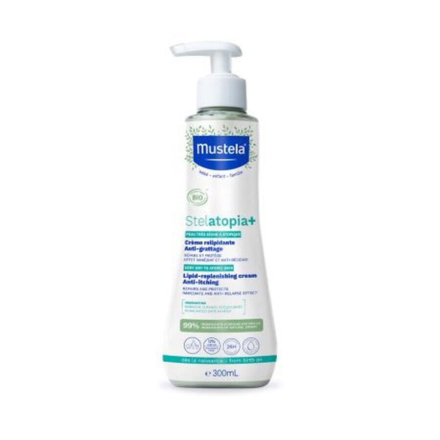 Mustela Stelatopia+ Creme zur Rückfettung, 300 ml