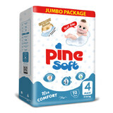 PINE Maxi-Windeln 7-14 kg Größe 4 x 72 Stück