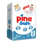 PINE Scutece mini 3-6 kg marime 2 x 52 buc