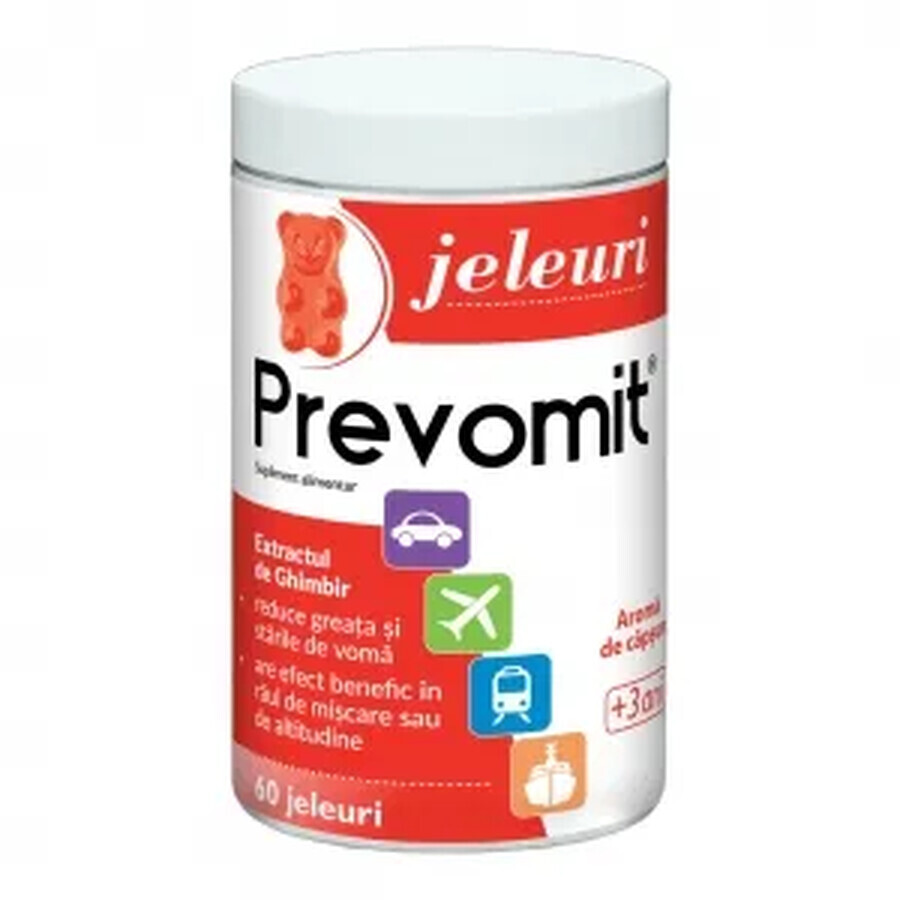 Prevomit, 60 gelées goût fraise, Zdrovit