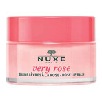 Baume à lèvres hydratant Very Rose à l'huile de rose, 15 g, Nuxe