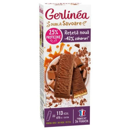 Salted caramel bars, 62 g, Gerlinea