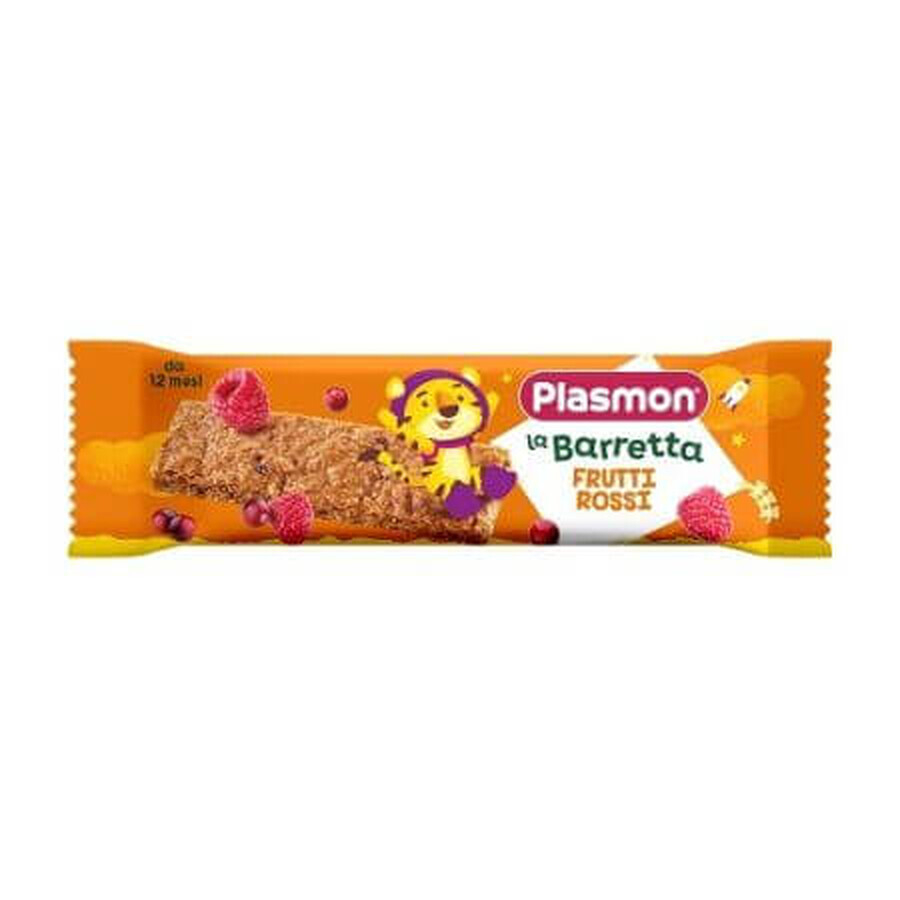 Barretta per bambini, Lampone e Mirtillo, +12 mesi, 20 g, Plasmon