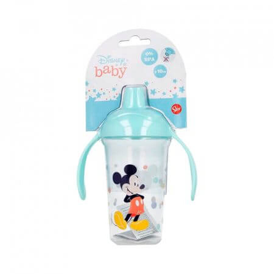 Tazza Disney Mickey con manico antipiega, 295 ml, Stor