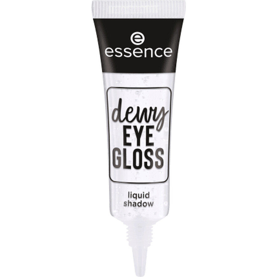 Fard pentru pleoape dewy Eye Gloss liquid shadow, 01 - Crystal Cleaer, 8 ml, Essence