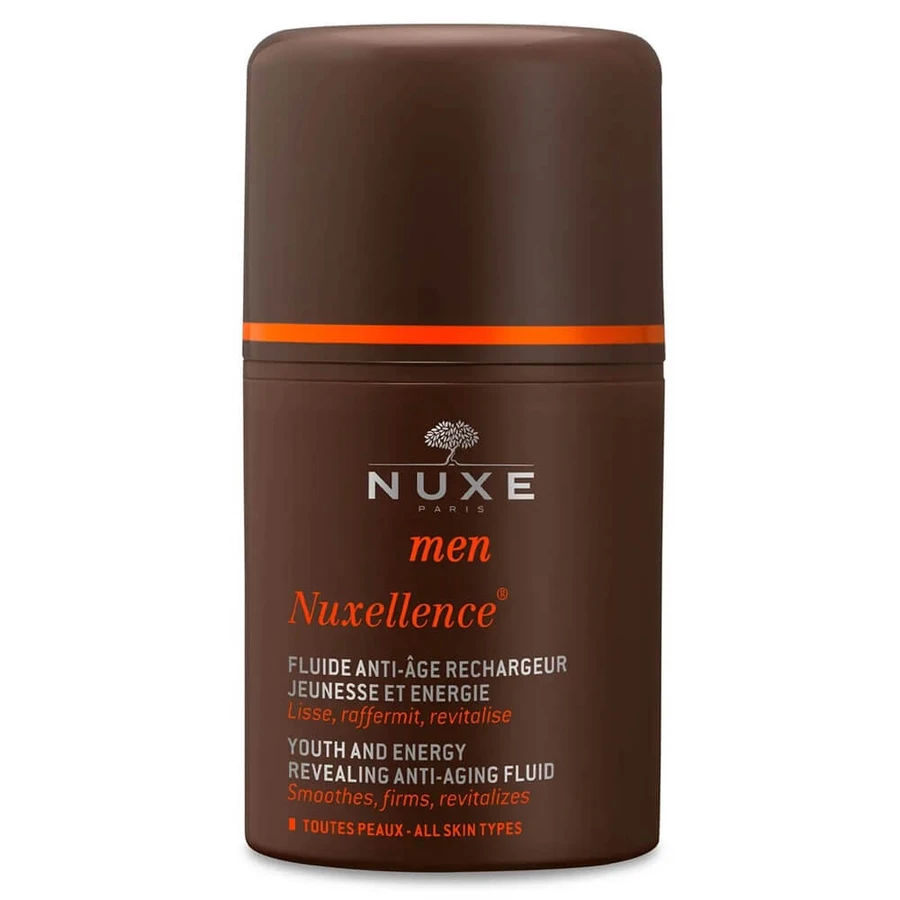 Energizing anti-wrinkle fluid for all skin types Nuxellence Men, 50 ml, Nuxe