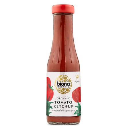 Ketchup biologico con sciroppo d'agave, 340 g, Biona