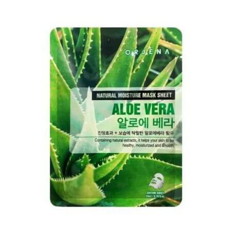 Maschera idratante naturale all'aloe, 23 ml, Orjena