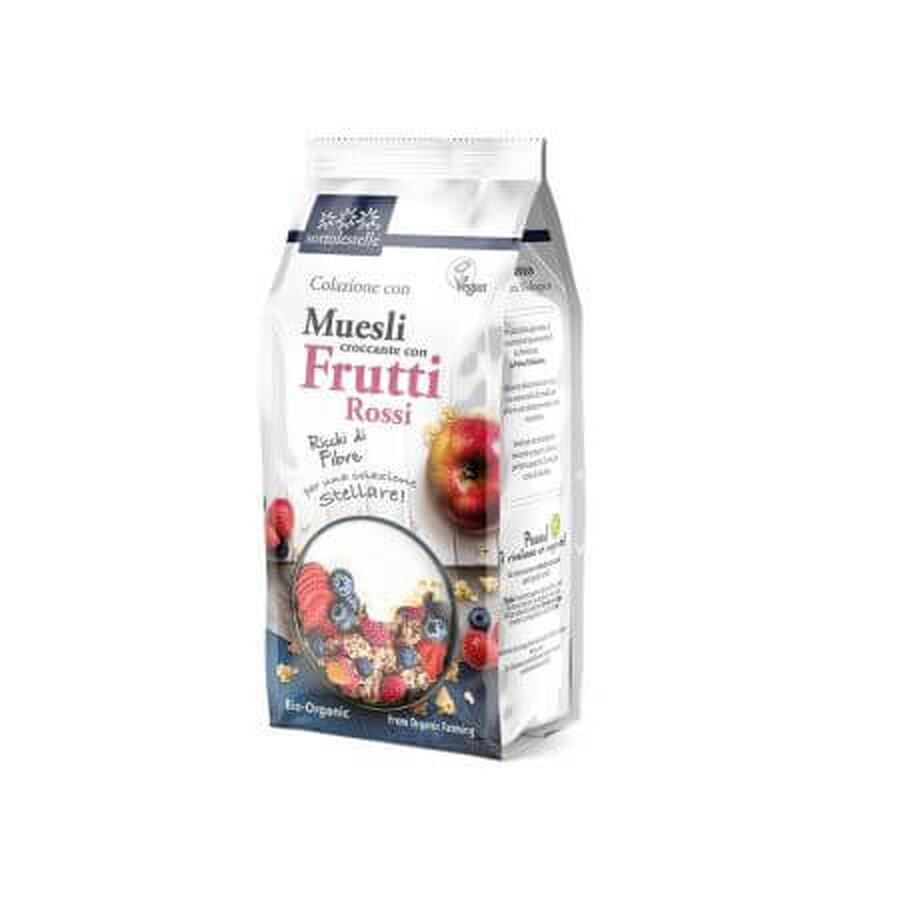 Knapperige biologische musli met rode vruchten, 350 g, Sottolestelle