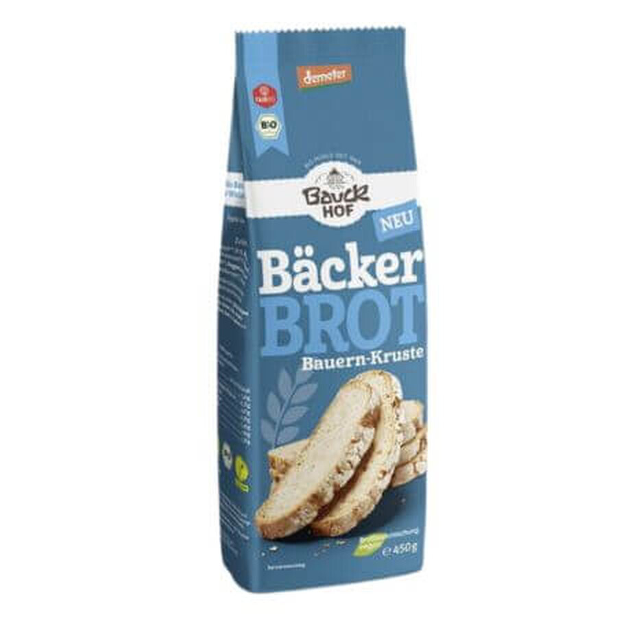 Premiscela biologica per pane integrale, 450 g, Bauckhof