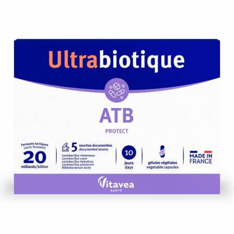 Probiotico ATB Protect Ultrabiotic, 10 capsule, Vitavea Sante