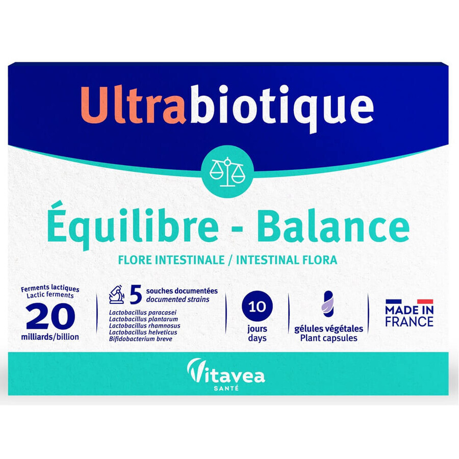 Probiotic Balance Ultrabiotic, 10 capsule, Vitavea Sante