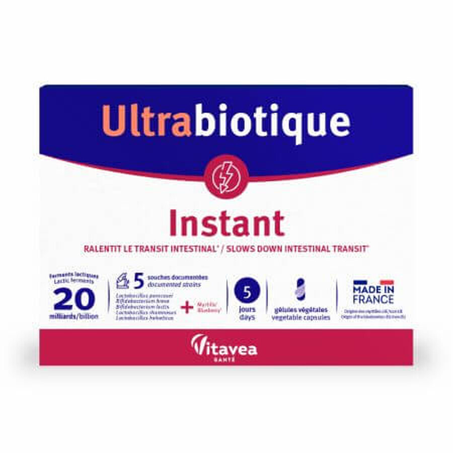 Probiotic Instant Ultrabiotic, 10 Kapseln, Vitavea Sante